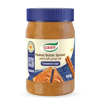 قودي زبدة فول سوداني بالقرفة 454جرام