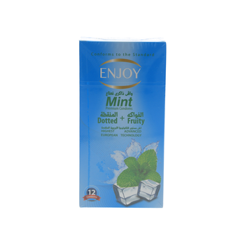 Enjoy Premium Mint Condoms 12 Pieces