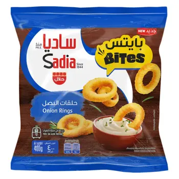 ساديا بايتس حلقات بصل 400جرام