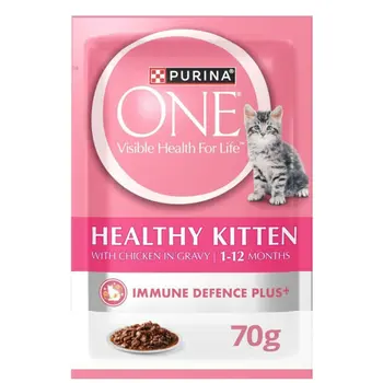 بورينا ون طعام صحي للقطط الصغيرة مع الدجاج 85 جرام