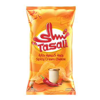 شرائج بطاطس تسالي بالجبنة الكريمية الحارة 155 جرام