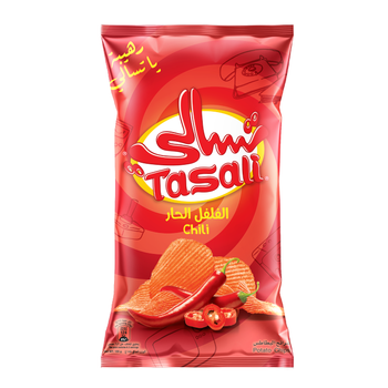 تسالي شرائح بطاطس بالفلفل الحار 155جرام