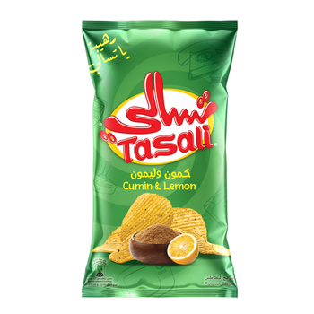 Tasali Cumin & Lemon Potato Chips 155g