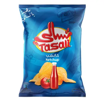 تسالي شرائح البطاطس بنكهة الكاتشب 90 جرام
