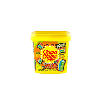 Chupa Chups Mixed Fruit Sour Bites Tub 150g
