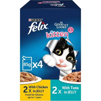 Purina Felix Cat Food 4x85g
