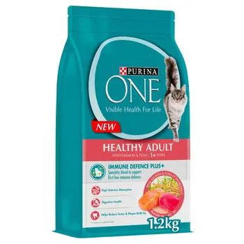 Purina ONE Tuna Cat Food with Salmon 1.2kg