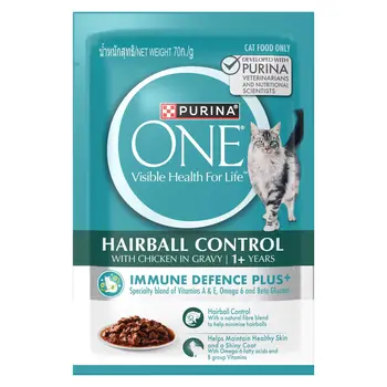 Purina ONE Hairball Chicken Cat Food 70g