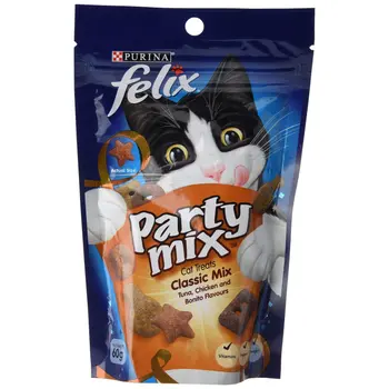 FELIX Party Mix Tuna Chicken Bonito Cat Treats 60g