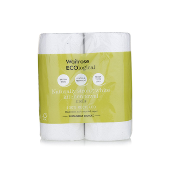 Waitrose Recycled Kitchen Towel 2Pieces