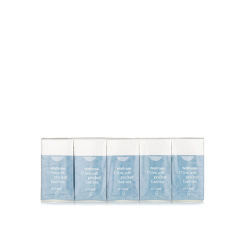 Waitrose Soft Pocket Tissues 10Pieces