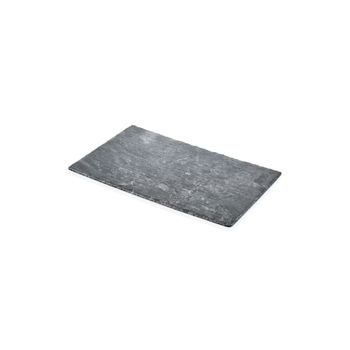 Kulsan-Slate Effect Rectangular Serving Board Dark Grey 53  × 32.5 Cm 1Piece