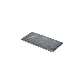 Kulsan-Slate Effect Rectangular Serving Board Dark Grey 16.2  × 32.5 Cm 1Piece