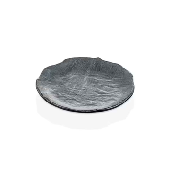 Kulsan-Norma Dark Grey Melamine Serving Plate 20cm