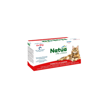 Natua Tuna & Shrimp Wet Cat Food 6x50g
