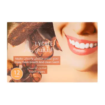Lychee Dental Wipes 12 Pieces