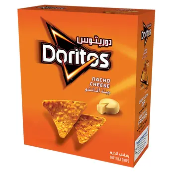 Doritos Nacho Cheese Tortilla Chips 12x21g