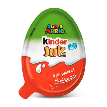 Kinder Joy Super Mario Cocoa & Milk Cream Egg with Toy 20g