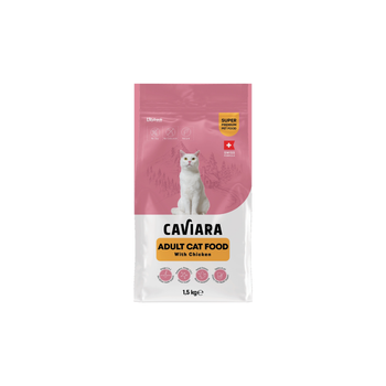 Klybeck Caviara Adult Cat Dry Food with Chicken 1.5kg