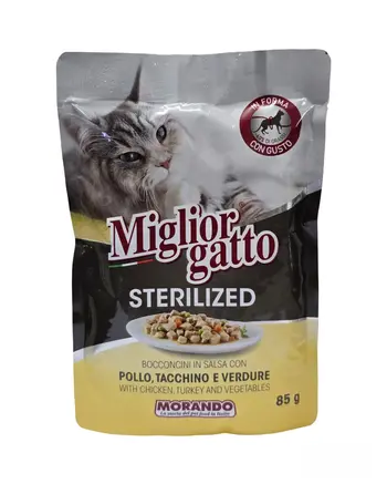 Miglior Gatto Chicken Mix Cat Pouch 85g