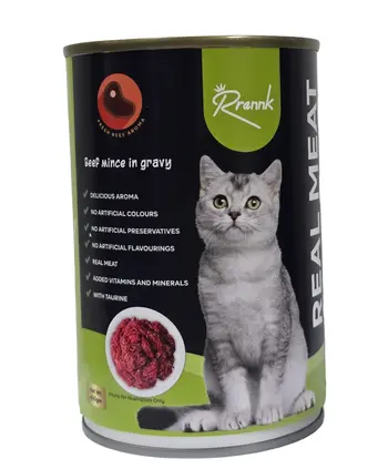 Rrannk Cat Tin Beef Mince in Gravy 400g