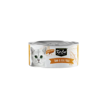 Kit Cat Tuna & Egg Yolk Wet Cat Food 80g