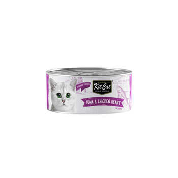 Kit Cat Tuna & Chicken Heart Cat Food 80g