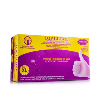 توب جلوفز، قفازات لاتيكس ناعم كبير جدا - 1قطعة