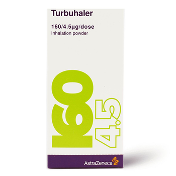 سيمبيكورت 160 مكجرام، لأعراض الأزمة التنفسية والربو - 1 تيربوهيلر 1قطعة