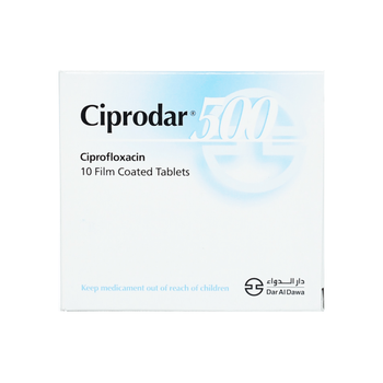Ciprodar 500 Mg 10Tablets
