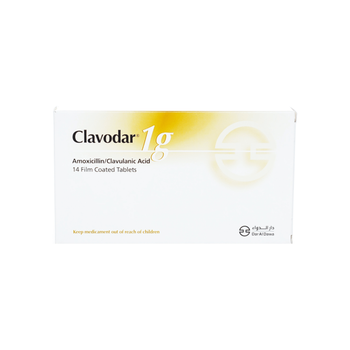 Clavodar 1G 14Tablets