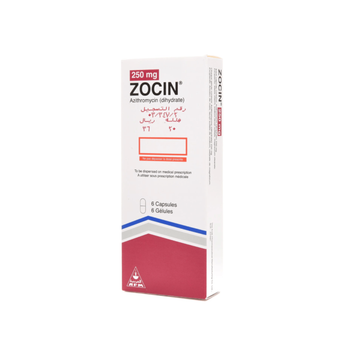 Zocin 250 Mg 6Capsules