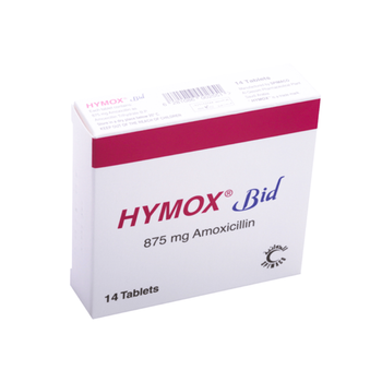 Hymox 875 Mg BID 14Tablets