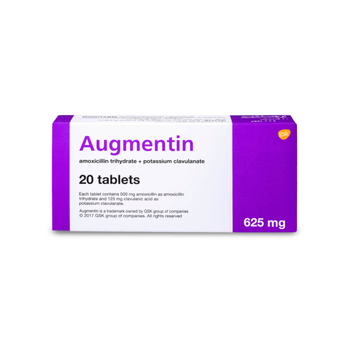 Augmentin 625 Mg 20Tablets