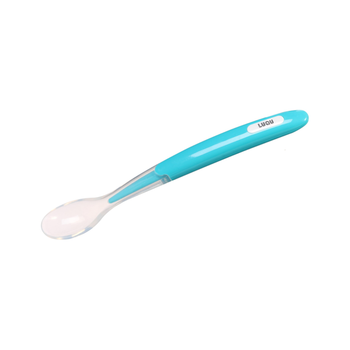 Luqu Blue Silicone Baby Food Spoon