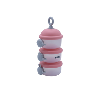 Luqu Pink Milk Powder Container