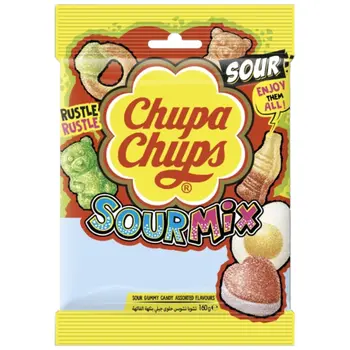 Chupa Chups Sour Mix Gummy Jelly Candy 160g