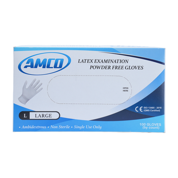 Amco Latex Gloves 100Pieces