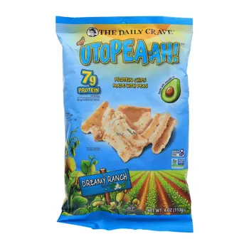 The Daily Crave UtopeaAh! Protein Chips Dreamy Ranch 113g