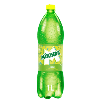 Mirinda Citrus, Carbonated Soft Drink, Plastic Bottle 1L