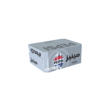 Pepsi Minis Diet Soft Drink 12x150ml