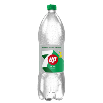 7Up Zero Lemon-Lime Soft Drink 1L