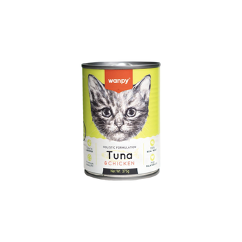 Wanpy Tuna & Chicken Cat Food 375g