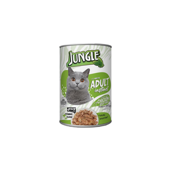 Jungel Wet Food For Adult Cats With Chicken & Vegetablesib In Grvey 415g