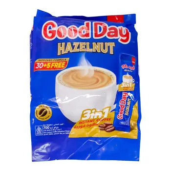 Good Day Hazelnut 3in1 Instant Coffee 35x20g