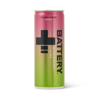 Battery Strawberry & Lime Energy Drink 250Ml