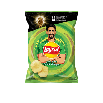 Lay’s Salt and Vinegar Potato Chips 110g