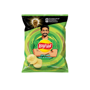 Lay's Salt and Vinegar Potato Chips 45g