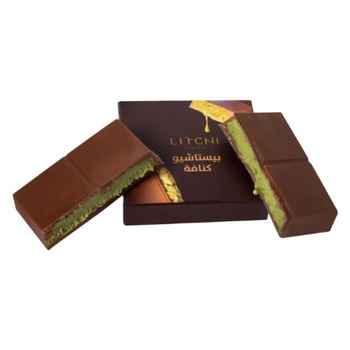 Litcni Chocola Pistachio With Kunafa 80g