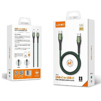Ldnio Usb-C To Usb-C/Fast Charging Data Cable 65W 1Piece
